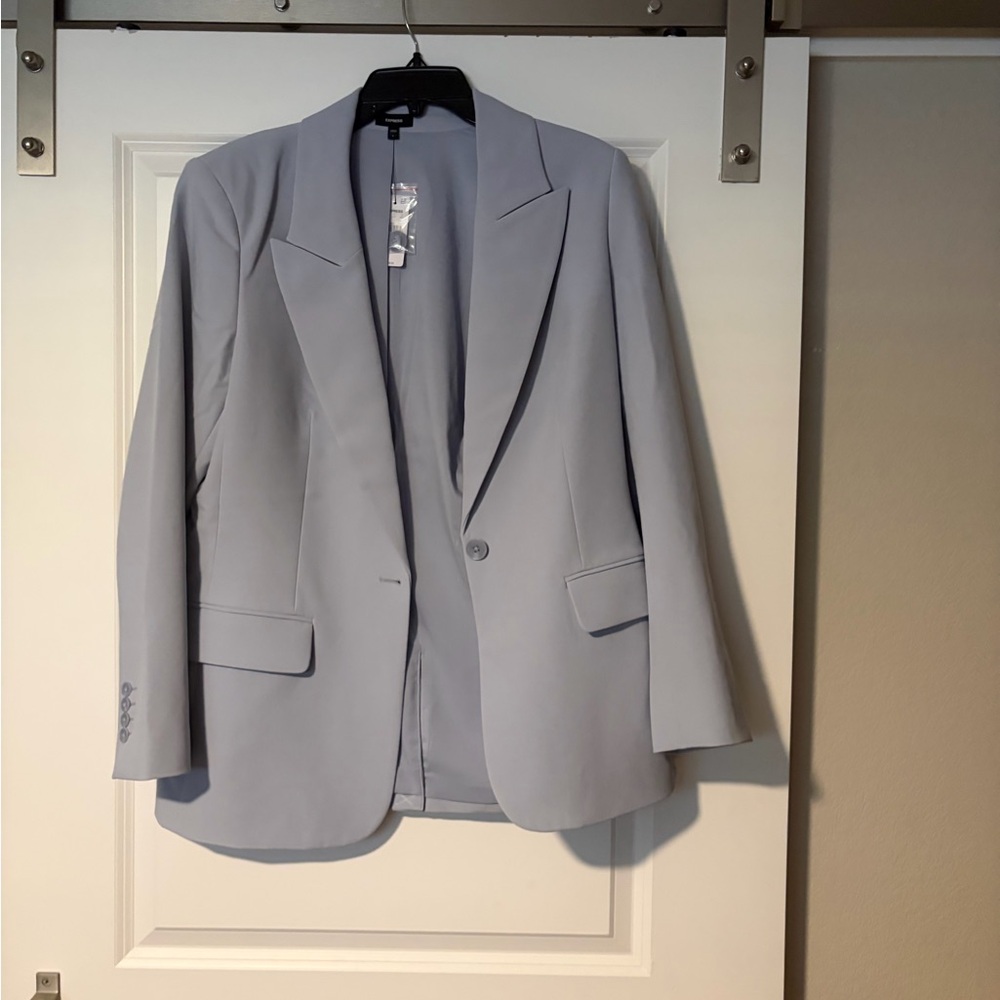 Express Light Blue Blazer